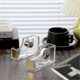 thumbnail image 4 of 26-27 Transparent Gold Tape Dispenser - 2 Pieces Acrylic Office Tape Holder for Packing, 4 of 5