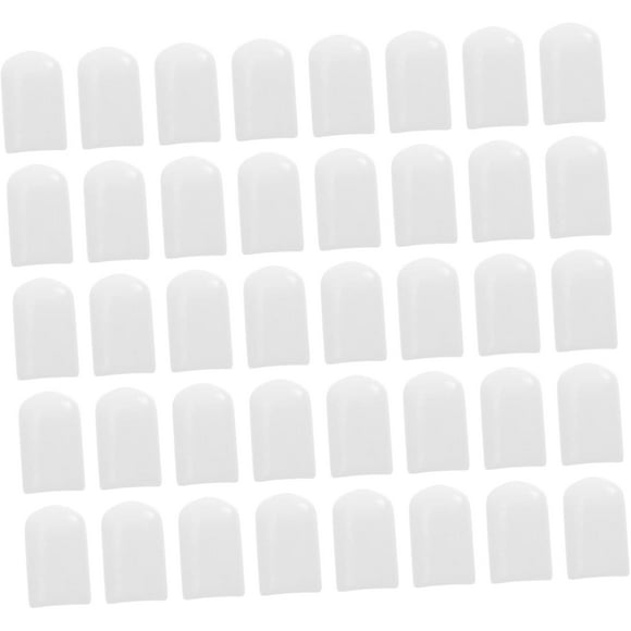 EcoNesxp 100pcs Iron Protectors White Wire Gutter Grille Protectors