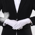 thumbnail image 2 of White Gloves Formal Uniform Gloves for Boys Girls Art Show Party White Gloves Formal Pageant for Etiquette, 2 of 11