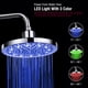 thumbnail image 1 of Ducha de Lluvia con luz LED ANGGREK cabezal de ducha de acero inoxidable plata, 1 of 7