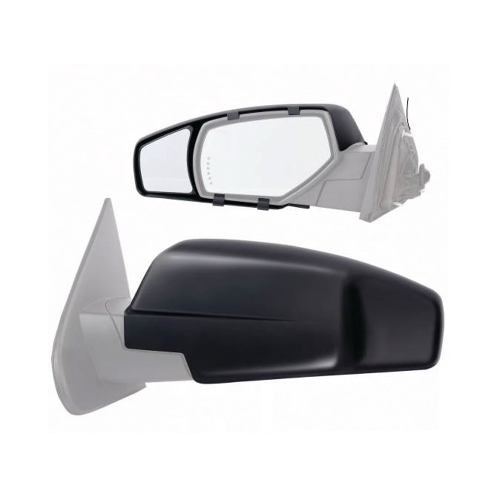 Chrome Rearview Mirror Decor Cover Fits Chevrolet Silverado 1500/GMC Sierra 1500 