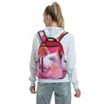 thumbnail image 5 of Yiaed Pig Print Lightweight Backpack Travel Backpacks Hiking Daypack for Women Men, 5 of 5