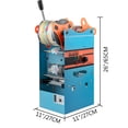 thumbnail image 2 of KFFKFF Hand-Operated Beverage Sealer, Capable of Sealing 300-500 Cups per Hour, Blue Bubble Tea Sealer, Suitable for 90/95mm Diameter Cups, Incorporates Heating Technology for Bubble Milk Tea, 2 of 9