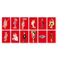 thumbnail image 1 of Banderas japonesas colgantes con cuerda, decoración tradicional para tiendas. 12 piezas 3 m estilo femenino, 1 of 6