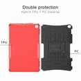 thumbnail image 2 of Allytech Fire Max 11 Case, Rugged Case for Amazon Kindle Fire Max 11 Tablet (13th Gen, 2023 Release) 11", Heavy Duty Protection Dual Layers Shockproof Bumper Hard Shell Cover for Fire Max 11 - Red, 2 of 7