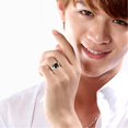 thumbnail image 3 of Black Agate Ring Mens Opening Adjustable Fashion Jewelry Mens Cupronickel Gift, 3 of 5