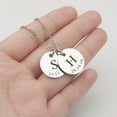 thumbnail image 5 of Personalized Silver Initial Date Disc Necklace - Mother's Day Gift for Mom - Engravable Jewelry for Her - Custom Anniversary Pendant - Ships Next Day!, 5 of 10