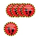 thumbnail image 2 of Advancent Calcomanía direccional de 5 piezas, pegatinas de suelo de distancia social, señal de suelo autoadhesiva, marcadores resistentes al desgaste, Decoración del hogar XG004 Advancent HA060828-04B, 2 of 6