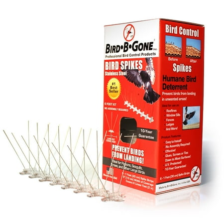 Stainless Steel Bird Spike - 6 ft. x 5 in.