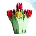 thumbnail image 4 of Dalidasy 1Pcs 3D Flower Greeting Teachers Day Greeting Tulip Blessing Small 3D Birthday Message 3D Tulip Greeting Cards for School Store Party, 4 of 10