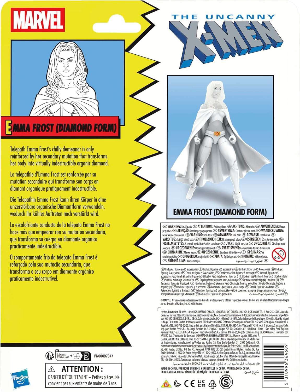Marvel Legends The Uncanny X-Men Emma Frost Diamond Form Retro Figure