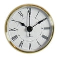 thumbnail image 6 of 70Mm Clock Inserts Weight Approx.80G Quartz Clock Inserts Silvery Trim Diy Clock Repair Easy Battery Installation Gold Trim, 6 of 9