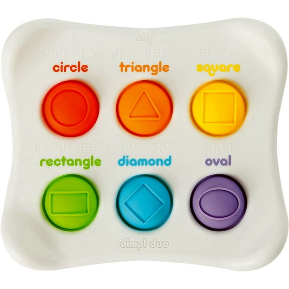 Fat Brain Toys Dimpl Duo Baby Toys, Ages 12 months & up