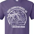 thumbnail image 4 of Inktastic Summer Vacation Mode Cape Charles Beach Virginia T-Shirt, 4 of 5