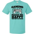 thumbnail image 3 of Inktastic Gaming Makes Me Happy T-Shirt, 3 of 5