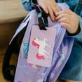 thumbnail image 4 of Wildkin Kids Luggage Bag Tags 2 pack (Unicorn), 4 of 6