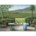 thumbnail image 1 of Tile Mural Kitchen Backsplash - Overlooking the Vineyard - by Barbara Felisky, 1 of 1
