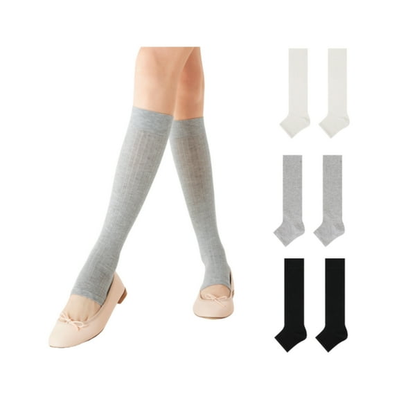 Women Thin Socks, Girl Summer Sheer, Stirrup Leg Warmers, Chic Korean Style, Breathable, Stretchable Cuff, Comfortable