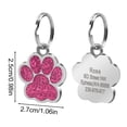 thumbnail image 4 of RuiJiao Personalized Pet Tag Dog Tag Tag Alloy Metal Glitter Dog Tag Blank Dog Tag Pendant Engraved Pet Accessory, 4 of 9