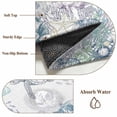 thumbnail image 6 of Turtle Coastal Round Area Rug 5Ft Washable Circle Rugs for Living Room Bedroom, Nautical Summer Beach Coral Jellyfish Shell Non-Slip Carpet Floor Mats Indoor Outdoor Carpet Runner Home Decor, 6 of 8
