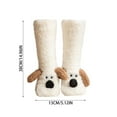 thumbnail image 3 of Kids Boy Girls Slipper Socks Crazy Funny Fuzzy Cute Animal Grips Winter Warm Fluffy Cozy Socks C Free, 3 of 3