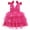 Hot Pink, variant on Toddler Girls Butterfly Birthday Dress Rainbow Tulle Formal Wedding Party Ruffle Tutu Dresses for Photo Shoot 12-18 Months Dusty Pink