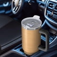 thumbnail image 6 of 40oz Tumbler with Handle and Straw, Vacuum Insulated Stainless Steel Travel Mug, Fits Car Cup Holder, Wood Print, 6 of 6