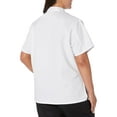 thumbnail image 4 of Uncommon Threads 0478-2506 2 Très Grand Tahoe Veste de Chef à Manches Courtes pour Femmes en Blanc, 4 of 4