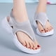 thumbnail image 1 of Mujeres señoras transpirable comodidad ahueca hacia fuera Casual cuñas malla zapatos chanclas sandalias Wmkox8yii nm7817, 1 of 9