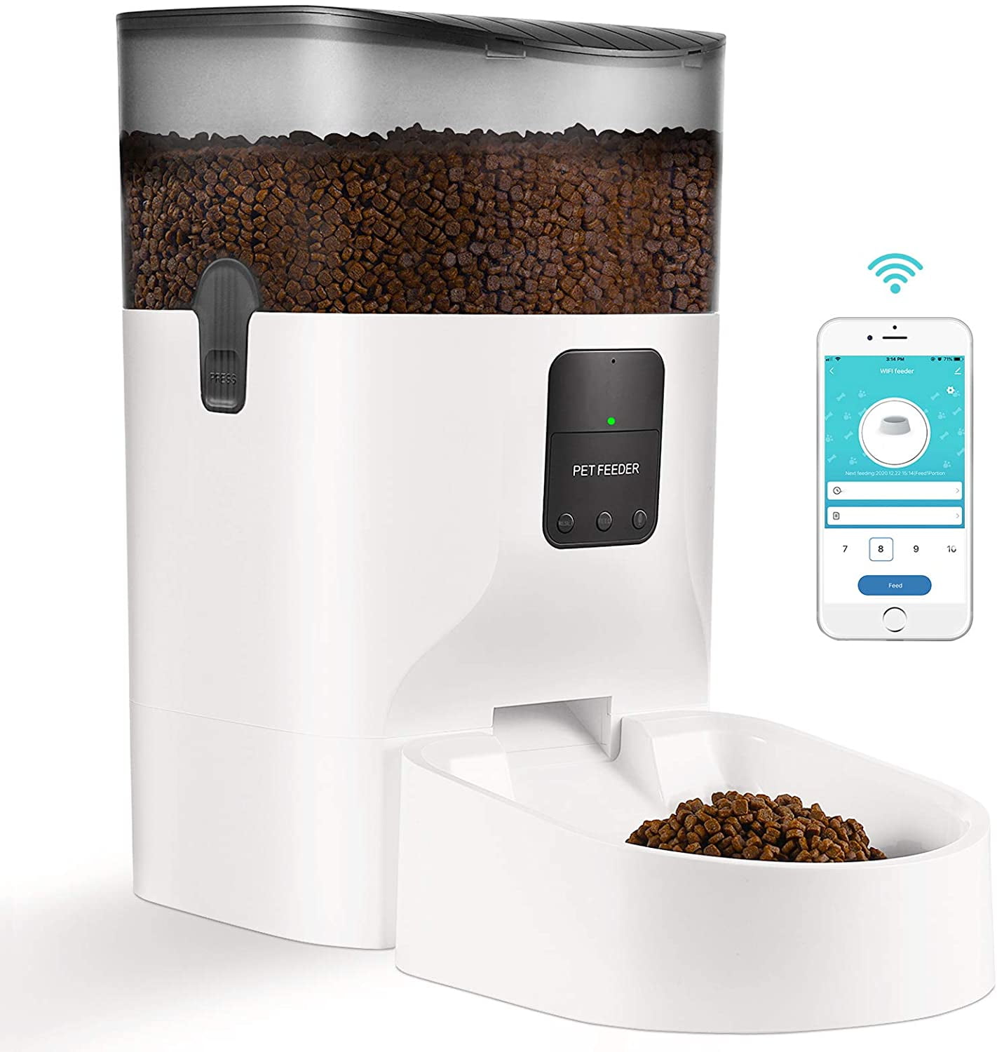 wifi enabled pet feeder