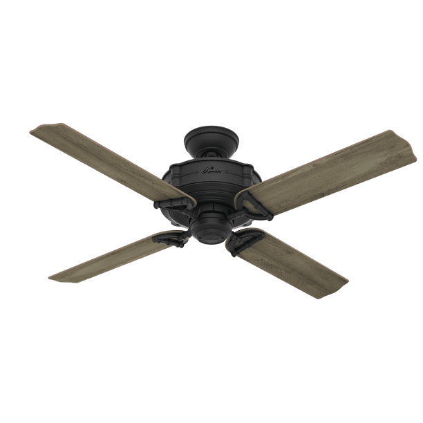 Brunswick Natural Iron Ceiling Fan With, Cast Iron Ceiling Fan
