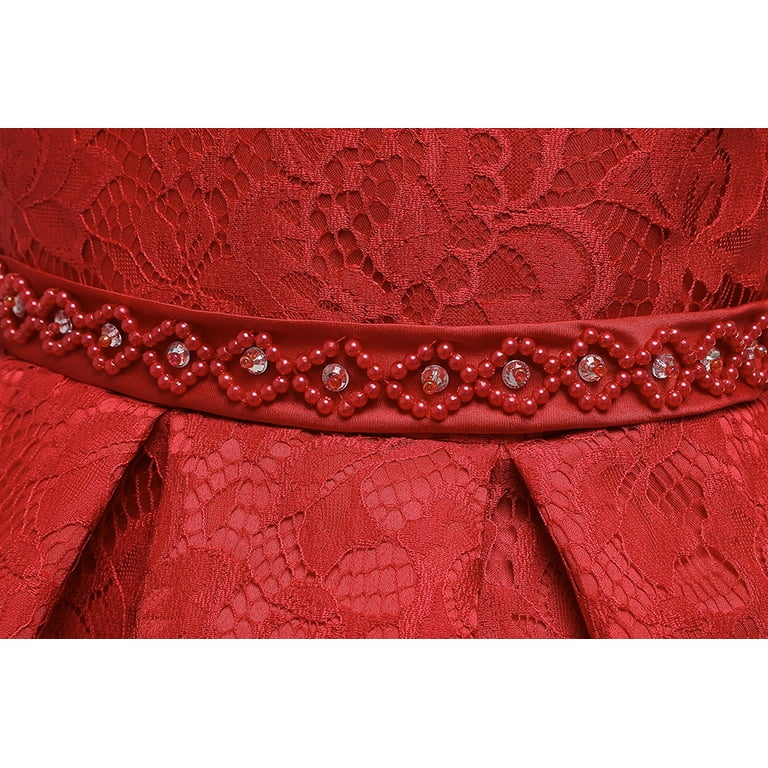 Princess Girls Dress for Wedding Tulle Lace Dress Princess Birthday Pageant Party Formal Communion Evening Dance Ball Gown,Red - Walmart.com Princess Girls Dress for Wedding Tulle Lace Dress Princess Birthday Pageant Party Formal Communion Evening Dance Ball Gown,Red - Walmart.com