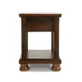 thumbnail image 4 of Signature Design by Ashley Casual Porter Chairside End Table Rustic Brown, 4 of 9