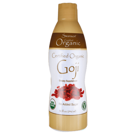 Swanson Certified Organic Goji 32 fl oz Liquid