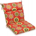 thumbnail image 1 of 22-inch by 45-inch Spun Polyester Outdoor Squared Seat/Back Chair Cushion - Farrington Terrace, 1 of 1