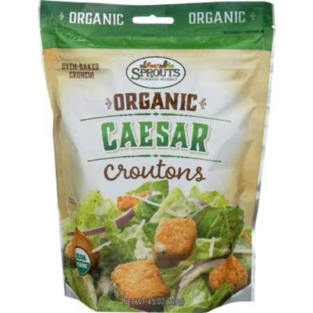 Sprouts Organic Caesar Croutons, 4.5 OZ