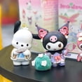 thumbnail image 3 of Miniso Blind Box Sanrio New Rhyme Flower Clothes Series Kuromi Pacha Dog Big Ear Dog Handmade Decorative Gift Toy, 3 of 7