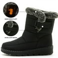 thumbnail image 6 of Ablanczoom Snow Boots Women: Winter Shoes Woman Ankle Outdoors Booties with Warm Faux Fur, 6 of 7
