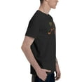 thumbnail image 3 of Jean Michel Basquiat Men's Rock Band Music Hawaiian Crew Neck Cotton Short Sleeve T Shirts, 3 of 5
