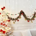 thumbnail image 6 of Kumdkd Christmas Garland with Lights 2 Meters Long, Colorful Strip Light Ball Set with 12 Ornaments for Christmas Tree, Window, Staircase Holiday Decor, 6 of 6