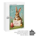 thumbnail image 6 of Cute Rabbit Writing Easter Greeting Bunny 1000 Piece Jigsaw Puzzle for Adults - Jigsaw Puzzles 1000 Pieces for Adults - Easter Bunny - Wooden Puzzle - Large Puzzle Game Artwork, 6 of 8
