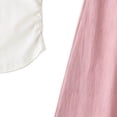 thumbnail image 4 of Asxite Girls 3-15 Years Solid Short Sleeve Crewneck Tops with Pants Casual 2 Piece Set Pink 3-4Years, 4 of 4