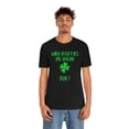 thumbnail image 2 of When Irish Eyes Are Smiling Run unisex St. Patricks Day tee, 2 of 6