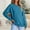 Sky Blue, variant on Womens Oversized V Neck Sweatshirts Plus Size Long Sleeve Pullover Preppy Sweatshirt Cozy Soft Cotton Sweatshirts Pink L