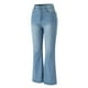 thumbnail image 4 of WILLBEST Pantalones Mujer Pantalones Vaqueros Acampanados de Cintura Alta para Mujer, Elásticos, Cómodos, Con Corte Acampanado, Pantalones Casuales para Uso Diario Extra Grande, 4 of 8
