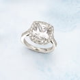 thumbnail image 4 of Ross-Simons 5.10 ct. t.w. CZ Halo Ring in Sterling Silver, Women's, Adult, 4 of 5