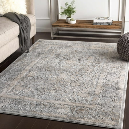 Speaks Contemporary Abstract Bohemian 7 10  X 10 2  Area Rug Collection: Speaks Colors: Light Gray  Light Gray/Ivory/Camel/Medium Gray/Charcoal Construction: Machine Woven Material: 80% Polypropylene/20% Polyester Pile: Medium Pile Pile Height: 0.31 Style: Updated Traditional Outdoor Safe: No Made in: Turkey