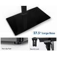 thumbnail image 2 of Universal Table Top TV Stand for 50-85 Inch TVs, Height Adjustable and Swivel with Tempered Glass Base Hold up to 110 lbs,Black, 2 of 6