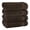 Brown, variant on Cotton Paradise 100% Cotton Turkish 4 Piece Hand Towel Set, Soft Absorbent Face Towels Clearance Set, Red