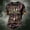 N1-Dark Purple, variant on Havenx Mens Halloween T Shirts Pumpkin Print Shirt Short Sleeve Crew Neck Tshirts Funny Spooky Scary Lightweight Casual Retro Tee,Beige M